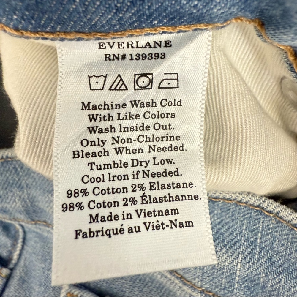 EVERLANE The Original Cheeky Ankle Jean size 28 - Picture 8 of 12